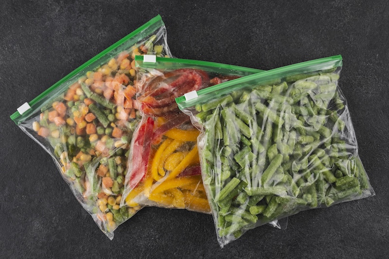cellulose bags for frozen healthy food
